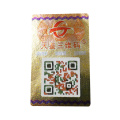 Custom made colorful qr code security protect the brand anti-fake label sticker